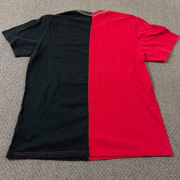 True Religion Shirt Mens Size Large L Black Red Short Sleeve T Tee Pullover Flaw - Picture 6 of 11